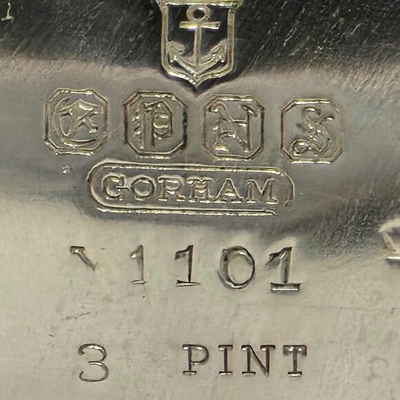 Gorham Shell & Gadroon Silver plate Tea Set - 5 PC. - Picture 4 of 14